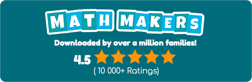 Math Makers - Downloaded by millions of families - 4.5 stars